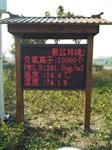 生態(tài)園林負氧離子濃度顯示大屏幕，負氧離子觀測站檢測儀器